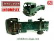 Le camion Simca cargo miniature de Dinky Toys au 1/50e incomplet