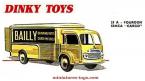 Les 5 gros pneus Dinky Toys 18/8 noirs et lisses des camion Simca cargo Dinky