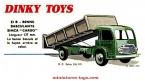 Le camion Simca cargo benne miniature de Dinky Toys au 1/50e repeint