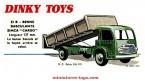 Le camion Simca cargo benne miniature de Dinky Toys au 1/50e