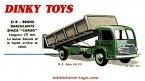 Le camion Simca Cargo benne 33B miniature de Dinky Toys France au 1/50e 