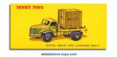 Le camion Berliet GLM 10 plateau container Bailly de Dinky Toys au 1/50e