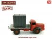 Le camion Berliet GLM 10 plateau container de Dinky Toys au 1/50e
