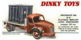 La porte coulissante peinte du container miniature de Dinky Toys au 1/50e