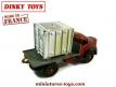 Le container miniature avec porte coulissante a peindre de Dinky Toys au 1/50e