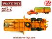 Le tracteur Willeme et sa semi remorque Savoyarde miniature de Dinky au 1/55e