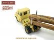 Le tracteur Unic et sa semi remorque fardier en miniature de Dinky Toys au 1/55e