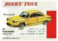 La réédition de la Panhard PL 17 grise miniature de Dinky Toys au 1/43e