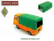 La bâche verte de l'Estafette pick-up Renault n°563 de Dinky Toys France