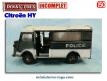 Le Citroën HY Police en miniature de Dinky Toys au 1/50e incomplet