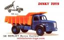 Le camion Berliet GLM10 benne carrière en miniature de Dinky Toys au 1/50e