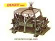 L'Austin Mini Moke militaire miniature Dinky Toys England au 1/43e incomplète