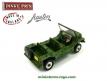 L'Austin Mini Moke militaire miniature Dinky Toys England au 1/43e incomplète