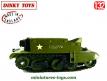 La chenillette Bren carrier de Dinky Toys England miniature au 1/32e incomplète
