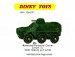 Le blindé 6x6 Alvis Saracen miniature de Dinky Toys England au 1/50e