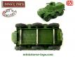 Le blindé 6x6 Alvis Saracen miniature de Dinky Toys England au 1/50e