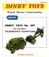 Le tracteur d'artillerie anglais Morris C8 miniature de Dinky Toys England au 1/50e