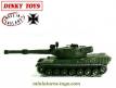Le char allemand Léopard A1 en miniature de Dinky Toys England au 1/50e