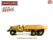 Le camion militaire GMC CCKW 353 6x6 sable de Dinky Toys France incomplet