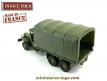 Le camion militaire GMC CCKW 353 6x6 bâché de Dinky Toys France incomplet