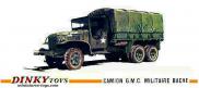 Le camion militaire GMC CCKW 353 6x6 bâché de Dinky Toys France incomplet