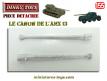 Le canon de 75 du char AMX 13 miniature de Dinky Toys France au 1/55e