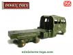 Le camion militaire Berliet T6 6x6 miniature de Dinky Toys au 1/55e sans châssis