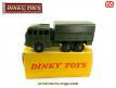 Le camion militaire Berliet T6 6x6 miniature de Dinky Toys France au 1/55e