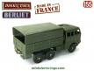Le camion militaire Berliet T6 6x6 miniature de Dinky Toys France au 1/55e