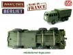 Le camion militaire Berliet T6 6x6 miniature de Dinky Toys France au 1/55e