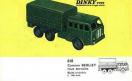 Le camion militaire Berliet T6 6x6 miniature de Dinky Toys au 1/55e sans châssis