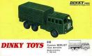 Le camion militaire Berliet T6 6x6 miniature de Dinky Toys incomplet au 1/55e