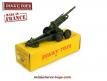Le canon obusier ABS de 155 en miniature Dinky Toys France au 1/50e