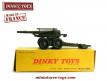 Le canon obusier ABS de 155 en miniature Dinky Toys France au 1/50e