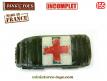 Le Renault Goélette ambulance militaire miniature Dinky Toys au 1/55e incomplet