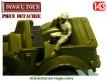 L'opérateur radio militaire en résine du Dodge miniature Dinky Toys au 1/43e