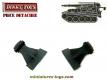 Le sabot anti recul pour le canon automoteur AMX miniature de Dinky Toys France