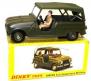 Les 4 pneus Dinky Toys noirs striés de la Renault 4 Sinpar miniature de Dinky