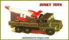 La réédition du missile Nord du Berliet GBC 8 KT Gazelle 824 de Dinky Toys