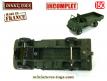 Le camion Mercedes Benz Unimog militaire en miniature de Dinky Toys sans bâche