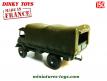 Le camion Mercedes Benz Unimog militaire bâché miniature Dinky Toys au 1/50e