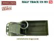 Un Half-track US M3 français en miniature par Dinky Toys au 1/50e