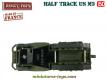 Un Half-track US M3 français en miniature par Dinky Toys au 1/50e