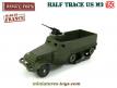 Un Half-track US M3 français en miniature par Dinky Toys au 1/50e