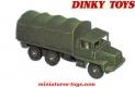 La réédition de la bâche verte du Berliet GBC 8 KT Gazelle 824 de Dinky Toys