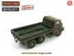 Le Berliet GBC 8KT militaire en miniature de Dinky Toys incomplet au 1/50e