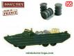 Un tonneau ou fût du DUKW 353 US 6x6 réf 825 de Dinky Toys France au 1/55e