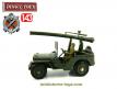 La Jeep Willys Hotchkiss porte canon SR en miniature de Dinky Toys au 1/43e