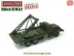 Le camion Brockway poseur de pont de Dinky Toys France incomplet au 1/55e