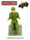 Le chauffeur militaire miniature pour Jeep Berliet dépannage et Dukw Dinky Toys